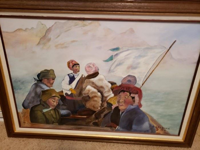 Original Framed Oil by A. Kmetovic - AskArt