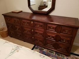 Credenza Dresser with Mirror 
