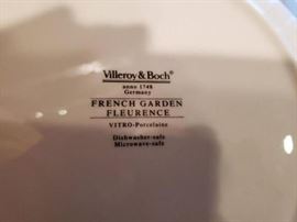 Several different Dishes by Germany's Villeroy & Boch. 