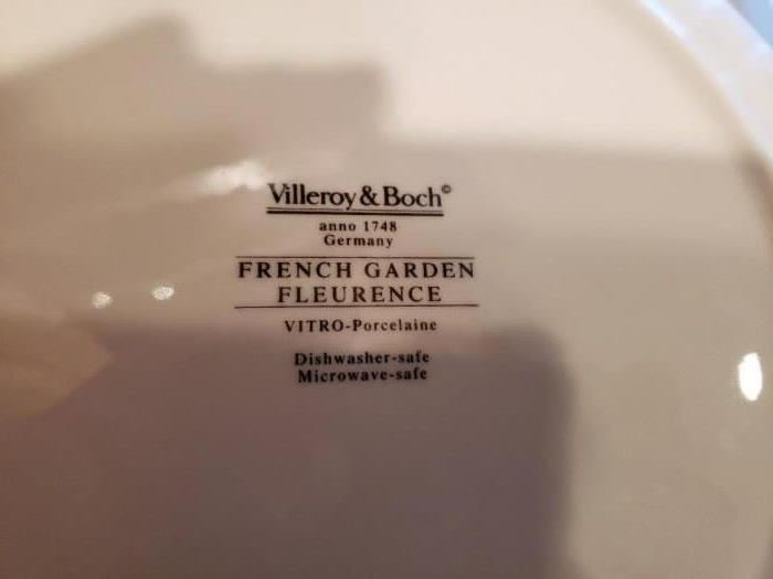 Several different Dishes by Germany's Villeroy & Boch.