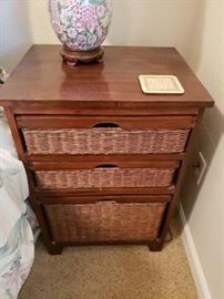 Rattan Side Chest