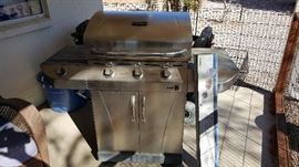 gas grill with rotisserie