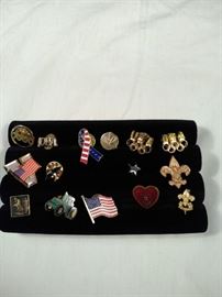 lot of 15 various pins, including Girl Scout, USA, John https://ctbids.com/#!/description/share/125144