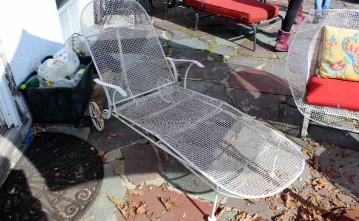 *Russell Woodward Mid Century Modern Patio Set W/Lounge Chair & Love Seat!