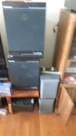 Sony speaker, Schneider speakers, etc.