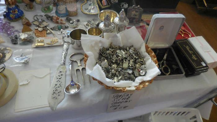 Sterling Silver and 925 charms, etc.