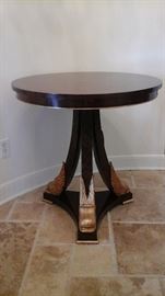 Maitland Smith round center table. 