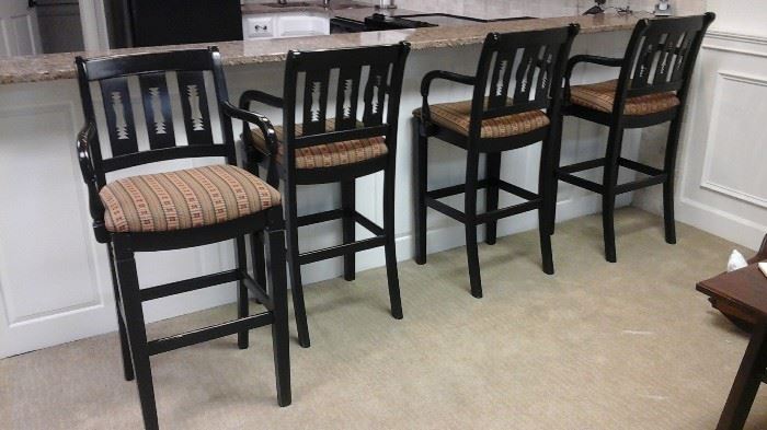 Nichols and Stone bar stools.