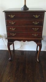 Queen Anne silver chest. 