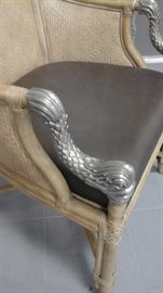 One of two arm chairs.