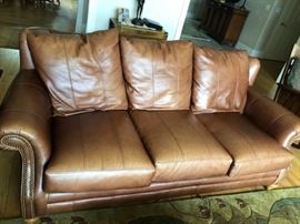 Leather sofa by Century Furniture