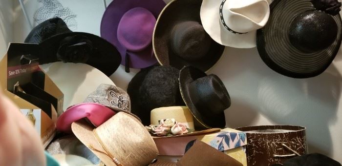 lots of fun hats