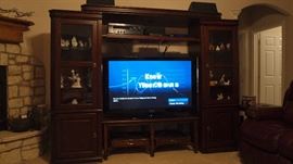 Entertainment Center, 50" Samsung Plasma TV