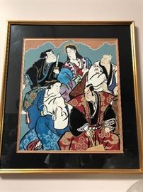 More contemporary Japanese wood blocks - one of maybe 8