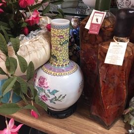 Chinese antique vase - was a lamp