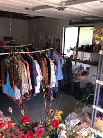 artificial plants, shelves