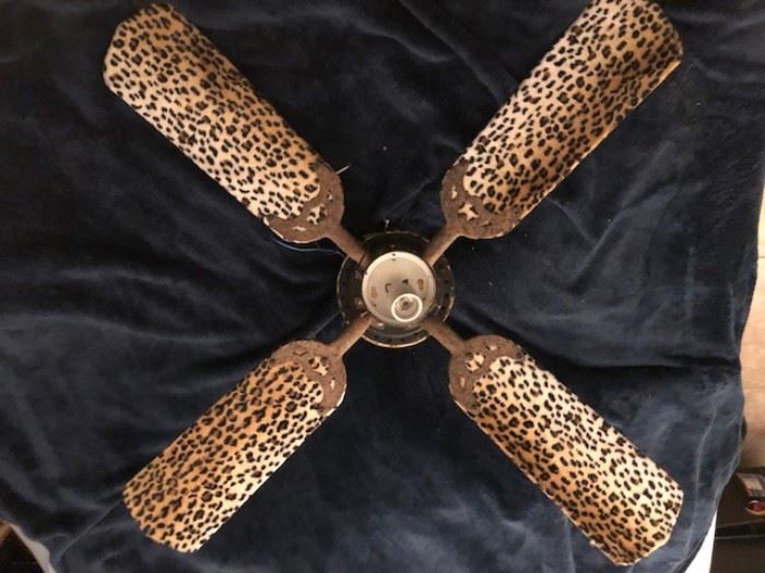 Leopard ceiling fan 