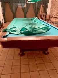 Slate Pool Table with sticks.  Great Condition!
