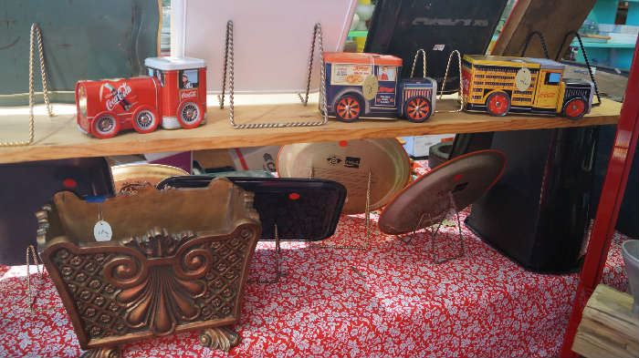 truck tins, decor