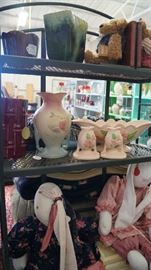 Hall pottery, rabbit