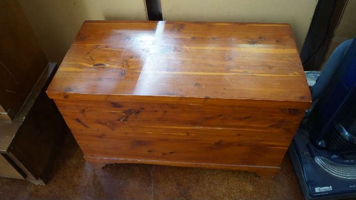 small cedar chest