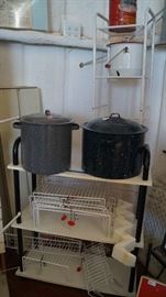granite ware, storage racks