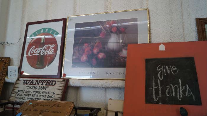 Coke and other decorative items