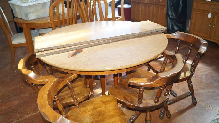 table and chairs