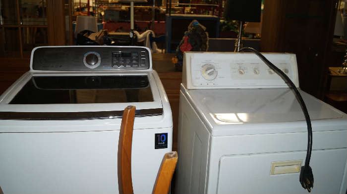 washer and dryer