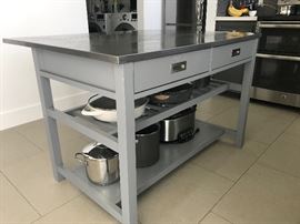 Crate and Barrel large island, very heavy and well made.