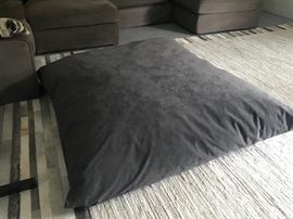 Extremely large bean bag cushion