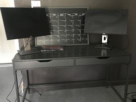 Desk monitors and misc office