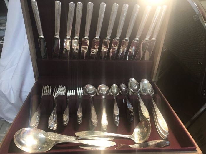 Silver plate flatware