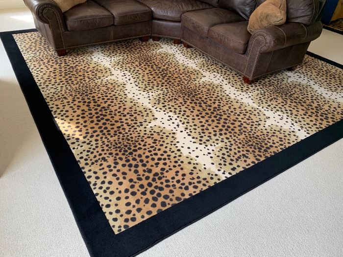 25. Custom Cheetah Area Rug (12' x 12')