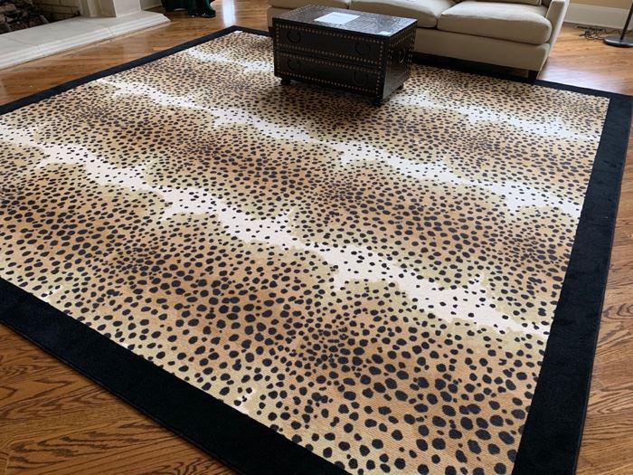 25. Custom Cheetah Area Rug (12' x 12')