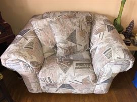 Matching chair and a half....so comfy!