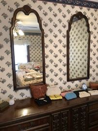 with matching mirrors