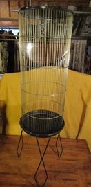 old 70-80's bird cage