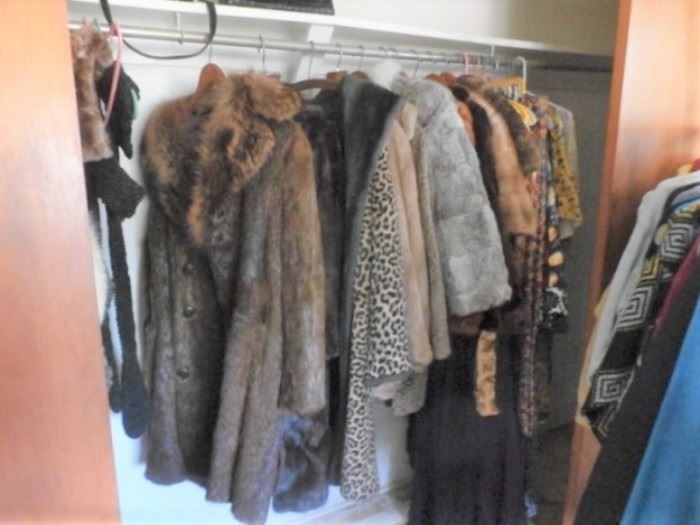 LOTS OF FURS  AND LONG DRESSES