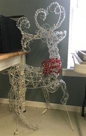 Lighted reindeer 