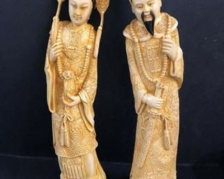 Oriental Elder statues
