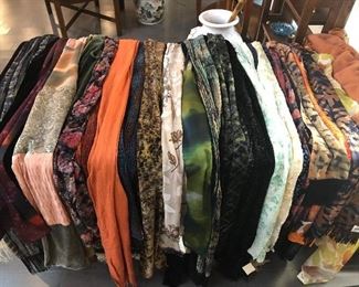 Beautiful one of a kind from the one of a kind show! Ladies scarves for Mothers day.