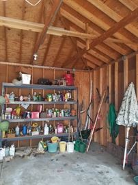 Garage  full of tools and other items