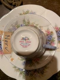Royal Albert teat cup saucer and plate 