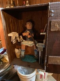 S on the S.   hand made out house 