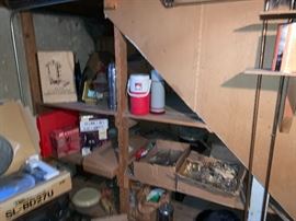 vintage plates and glassware