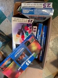 vintage Large new box of large outdoor lighting 
