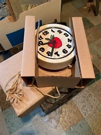 New in box Apple clock vintage 