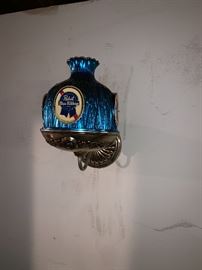 2 Pabst Blue Ribbon sconces  