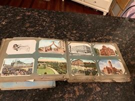 Two books of Vintage postcards per book.